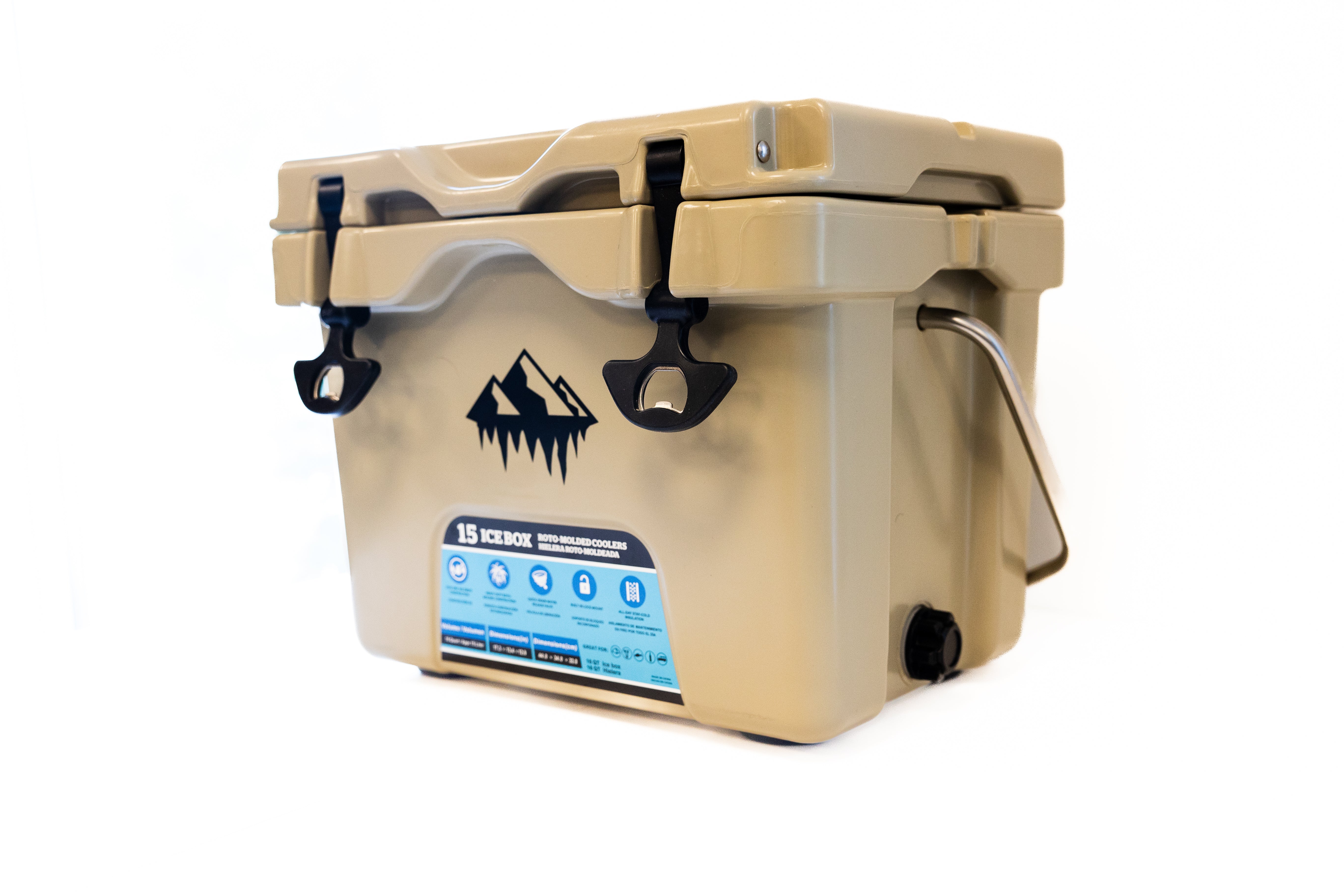Tan 15 qt cooler – MR. COOLZ