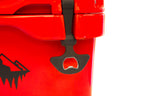 Red 15 qt cooler