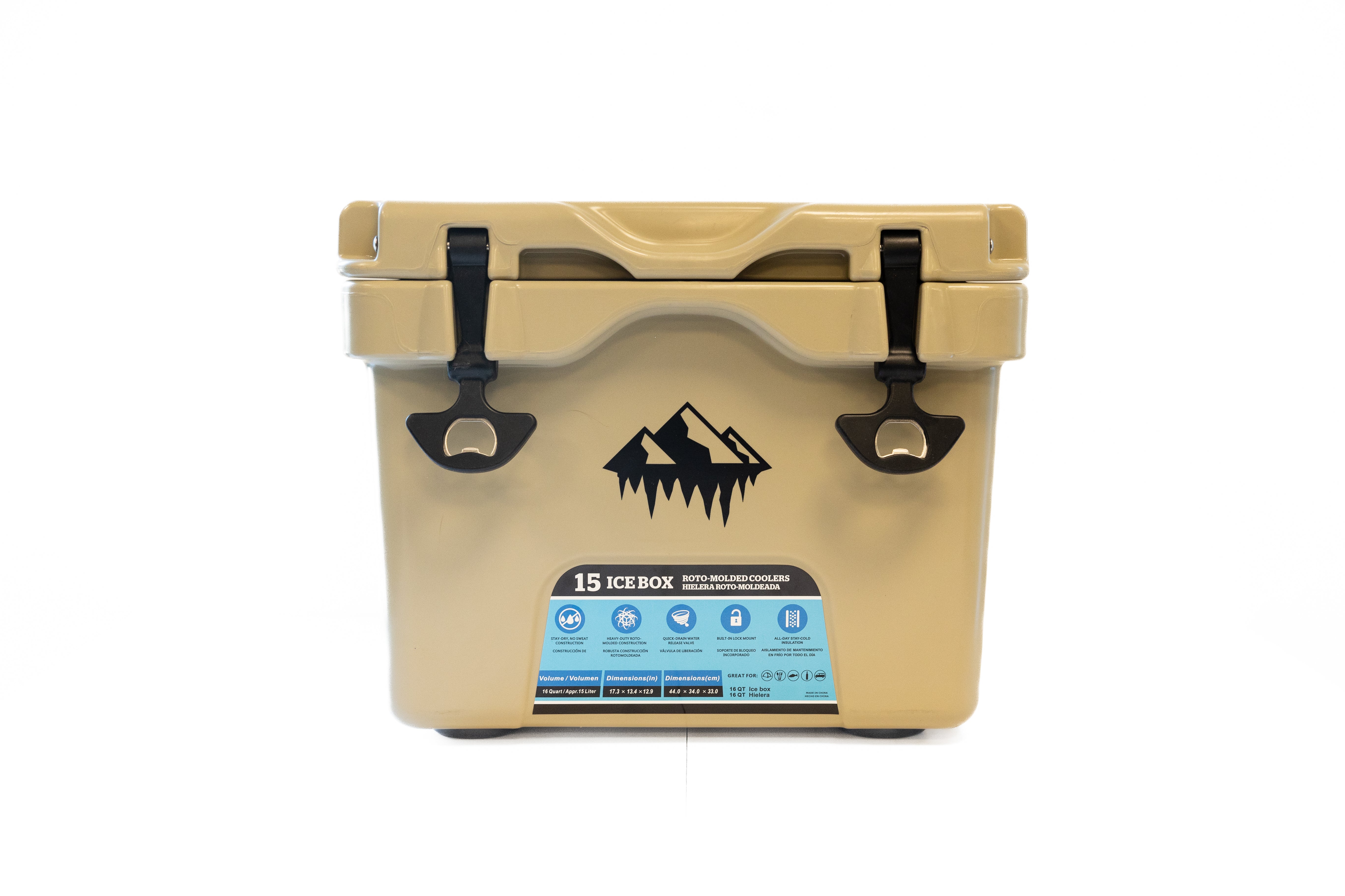 Tan 15 qt cooler – MR. COOLZ