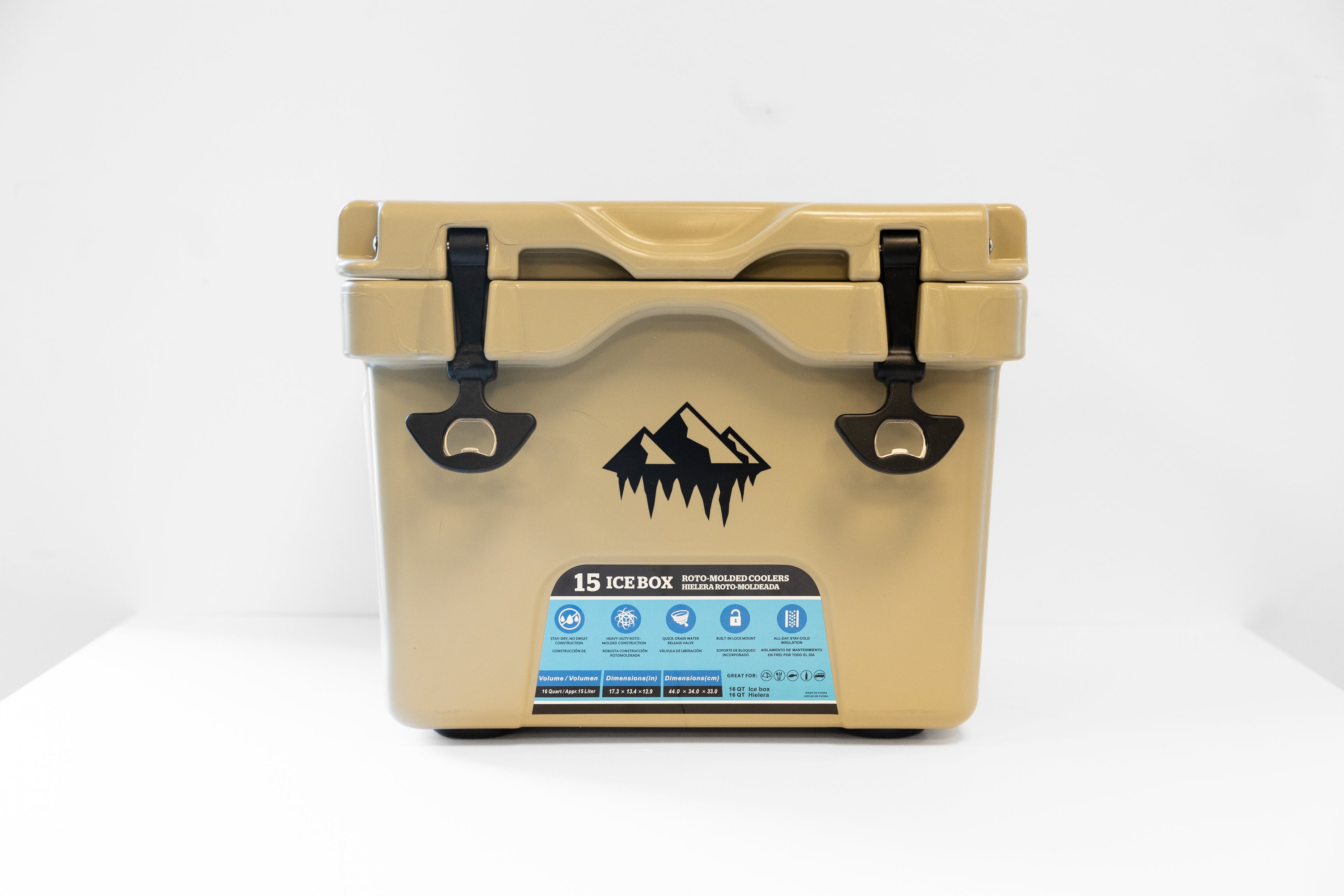Tan 15 qt cooler